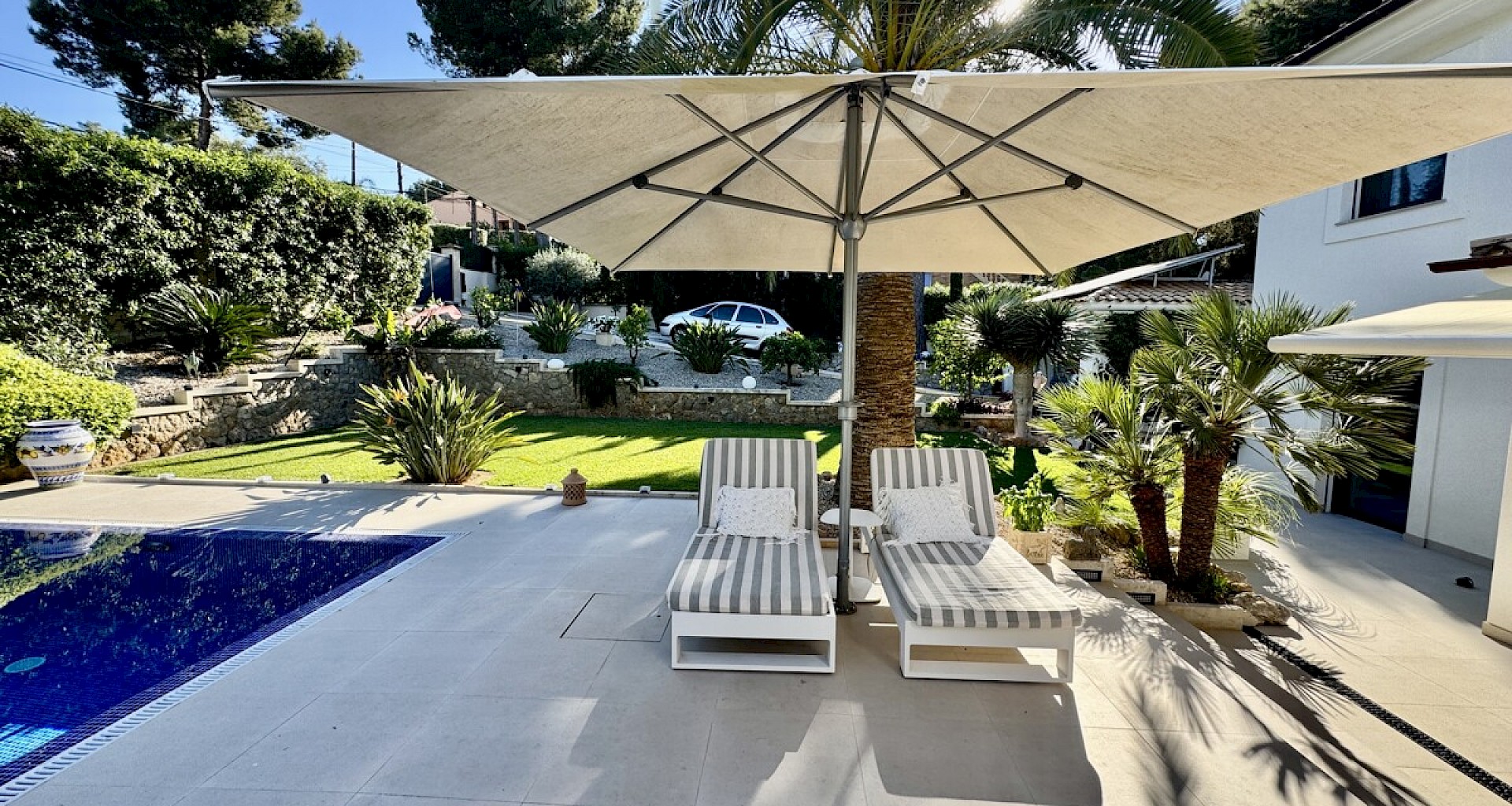 Villa Santa Ponsa Auffahrt