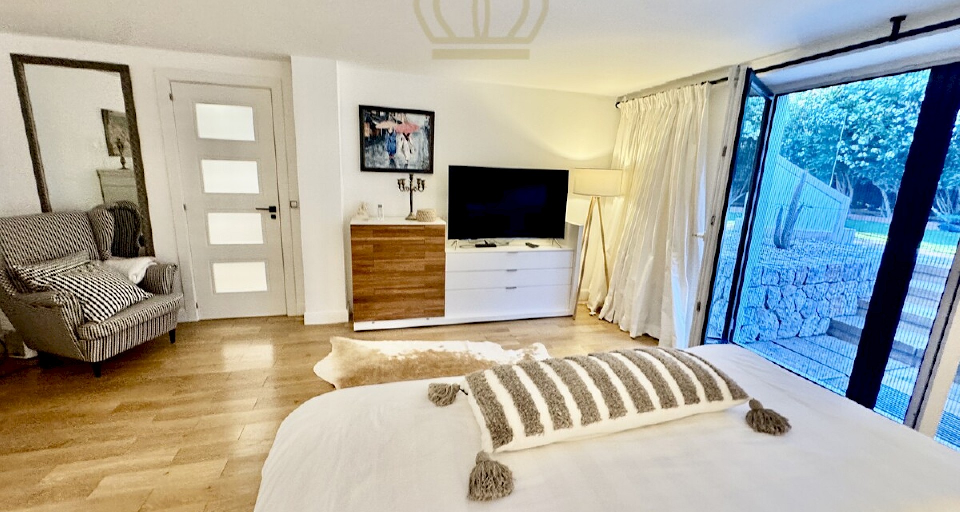Villa Santa Ponsa Schlafzimmer Perspektive