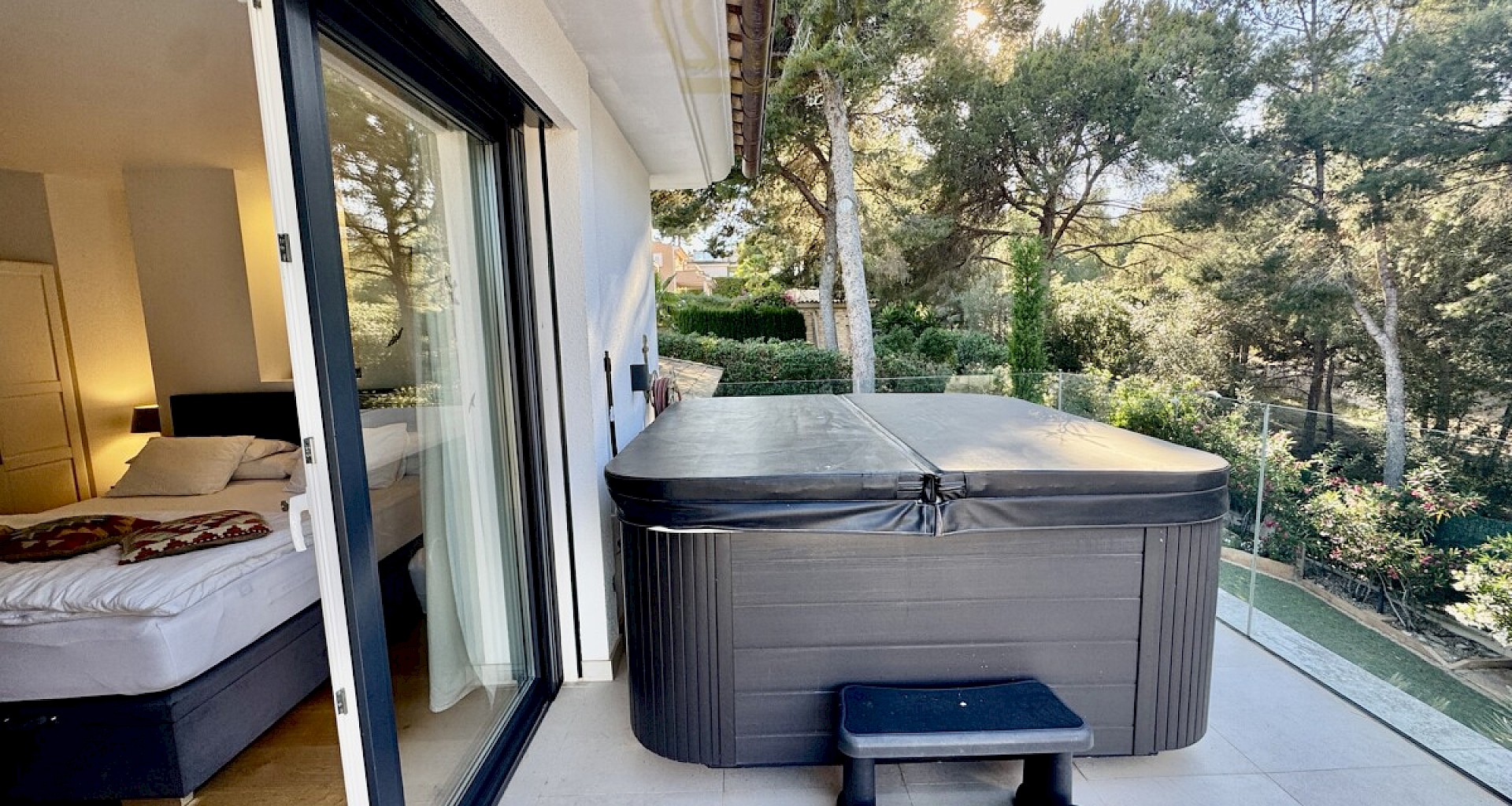 Villa Santa Ponsa Terrasse Whirlpool