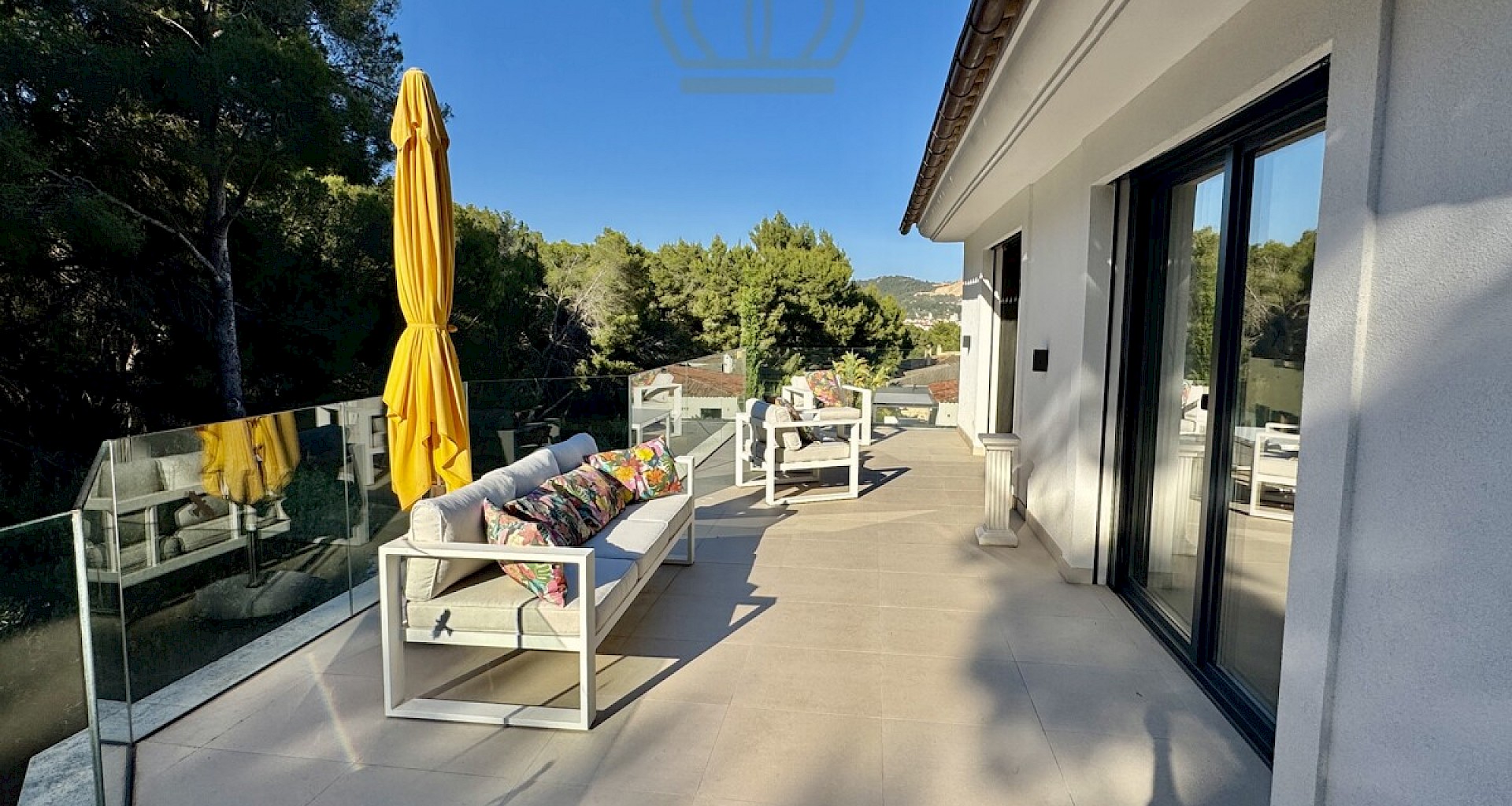 Villa Santa Ponsa obere Terrasse